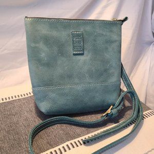 Portland Leather Goods Festival Crossbody bag in SURF